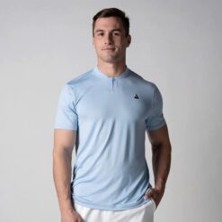 Áo Pickleball Men's Court Polo - Blue Breeze