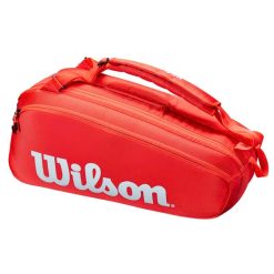 Túi Tennis Wilson Super Tour 6 Pack Red (WR8010701001)