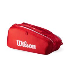 Túi Đựng Vợt Tennis Wilson Super Tour 9 Pack Red (WR8036701001)
